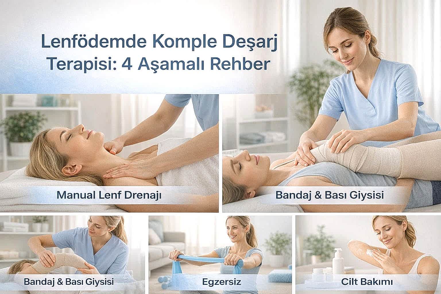 Lenfödemde Komple Deşarj Terapisi: 4 Aşamalı Rehber